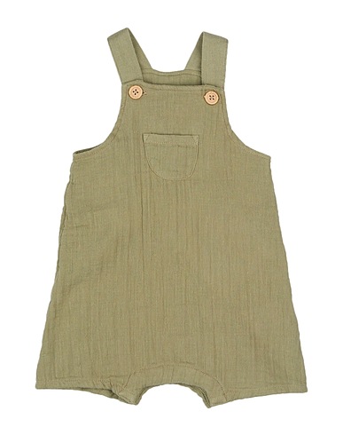PETIT BATEAU Baby jumpsuit  Military green 100% Cotton