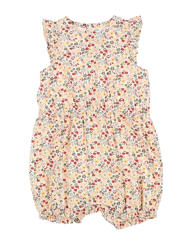 PETIT BATEAU Baby jumpsuit  Beige 100% Cotton