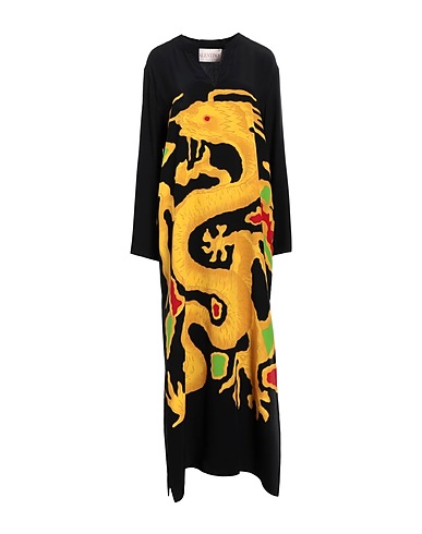VALENTINO GARAVANI Long dress Black 100% Silk