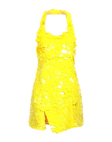 THE ATTICO Sequin dress Yellow 100% Polyester