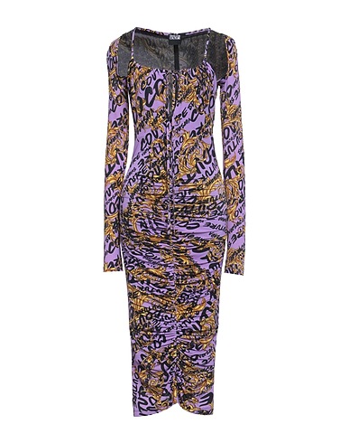 VERSACE JEANS COUTURE Midi dress Mauve 95% Viscose, 5% Elastane