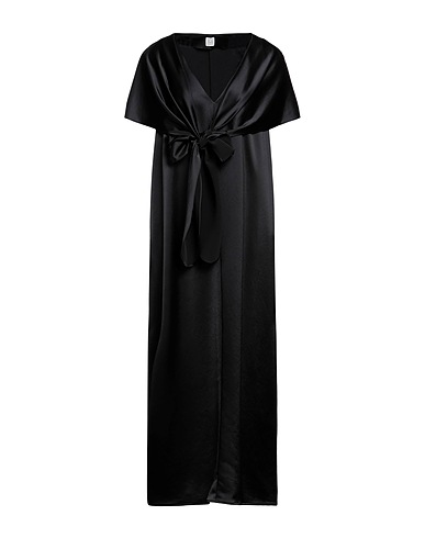 TOTEME Long dress Black 71% Triacetate, 29% Polyester