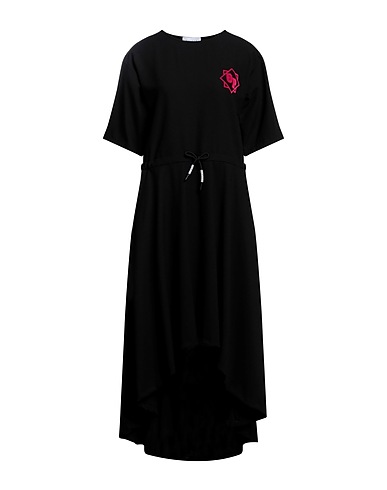GAëLLE Paris Midi-Kleid Schwarz 83% Polyester, 14% Viskose, 3% Elastan