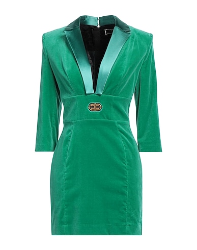 ELISABETTA FRANCHI Короткие платья 99% Хлопок, 1% Эластан