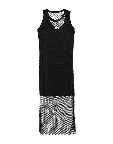 CALVIN KLEIN Vestito estivo Nero 100% Poliestere