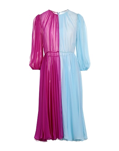 DOLCE&GABBANA Midi dress Sky blue 100% Silk