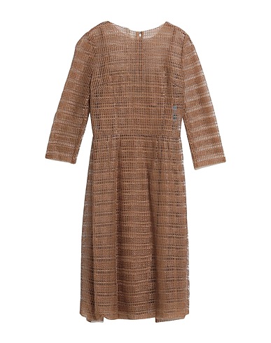 DOLCE&GABBANA Midi dress Camel 50% Viscose, 50% Polyamide