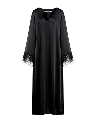 SIMONA TAGLIAFERRI Long dress Black 100% Polyester