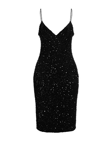 RETROFÊTE Sequin dress Black 100% Nylon