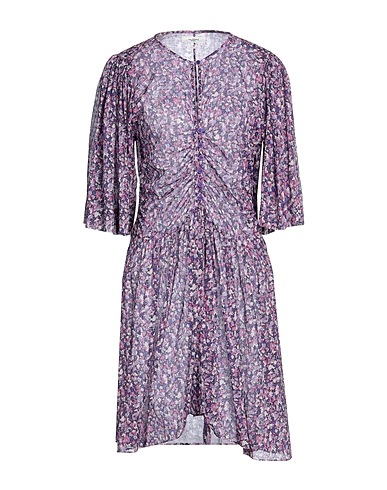 MARANT ÉTOILE Short dress Purple 100% Cotton