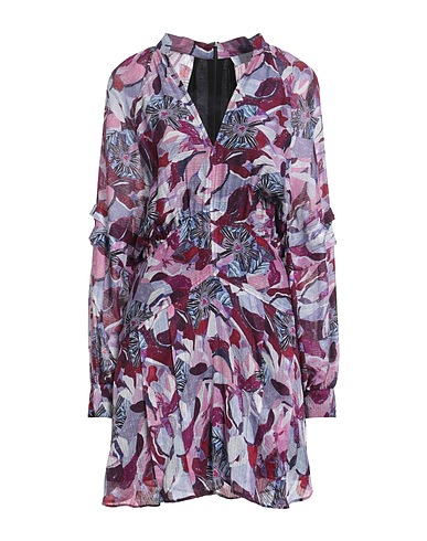 IRO Short dress Purple 57% Viscose, 43% Silk