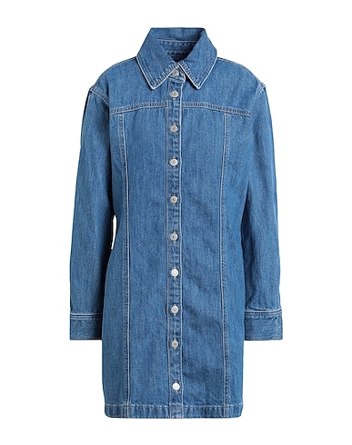 LEVI'S Hemdkleid SHAY DENIM DRESS WORN IN
 Blau 100% Baumwolle