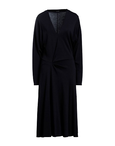 ISABEL MARANT Midi dress Midnight blue 50% Viscose, 40% Virgin Wool, 10% Polyamide