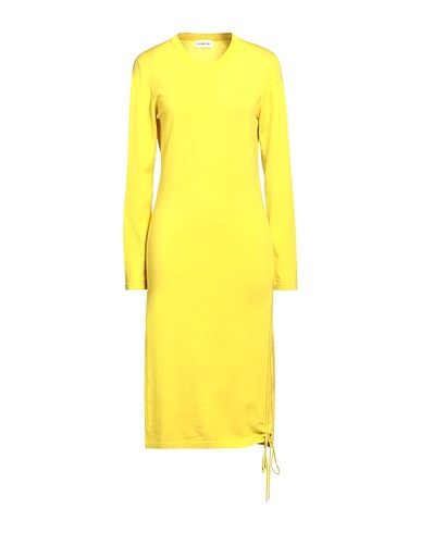 P.A.R.O.S.H. Midi dress Lime green 90% Wool, 10% Elastane