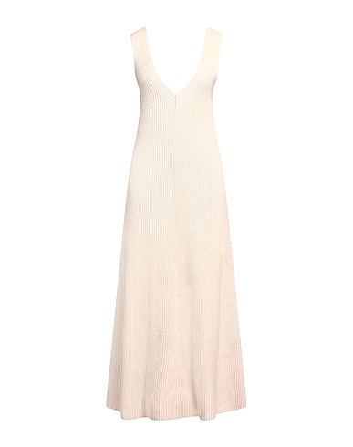 JOSEPH Long dress Cream 50% Cotton, 40% Wool, 10% Cashmere