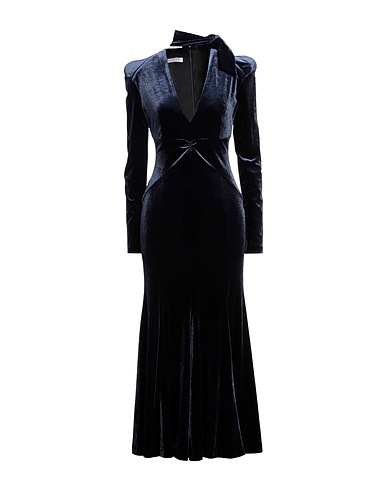 PHILOSOPHY di LORENZO SERAFINI Long dress Midnight blue 93% Polyester, 7% Elastane