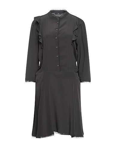 MASON'S Midi dress Black 69% Acetate, 31% Silk