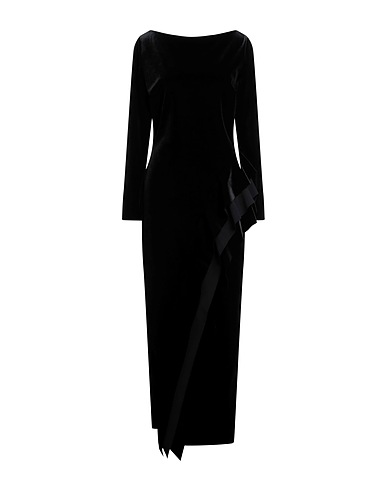 CHIARA BONI LA PETITE ROBE Long dress Black 45% Polyester, 35% Polyamide, 20% Elastane