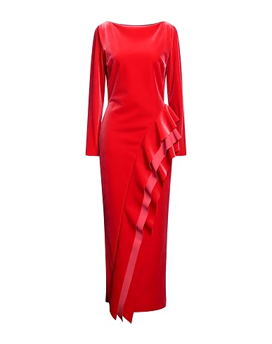 CHIARA BONI LA PETITE ROBE Long dress Red 45% Polyester, 35% Polyamide, 20% Elastane