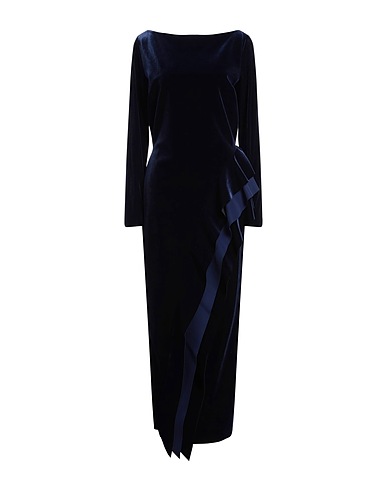 CHIARA BONI LA PETITE ROBE Long dress Midnight blue 45% Polyester, 35% Polyamide, 20% Elastane