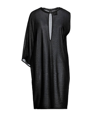 FISICO Midi dress Black 88% Viscose, 8% Polyester, 4% Polyamide