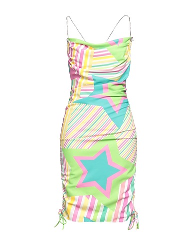 HOUSE OF HOLLAND Short dress Light green 100% Polyester