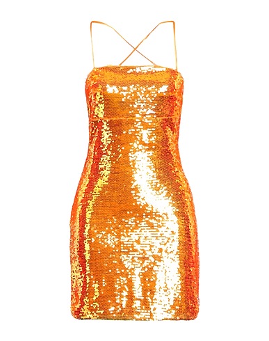 GLAMOROUS Short dress Orange 100% Polyester