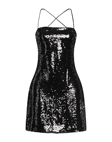 GLAMOROUS Short dress Black 100% Polyester