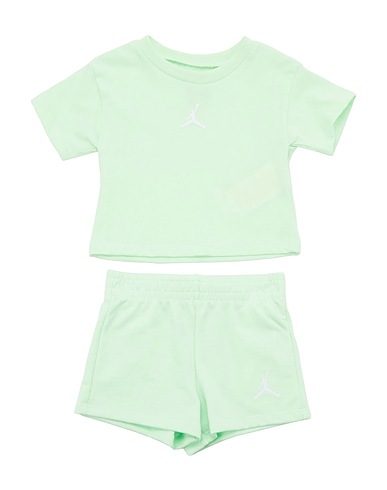 JORDAN Babykleidung-Set  JORDAN ESSENTIALS SHORT SET
 Säuregrün 60% Baumwolle, 40% Polyester