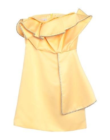 CINQRUE Short dress Yellow 100% Polyester