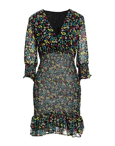 DENNY ROSE Short dress Black 100% Polyester