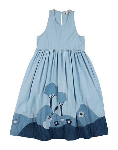 STELLA McCARTNEY KIDS Vestito Blu 100% Cotone, Poliestere