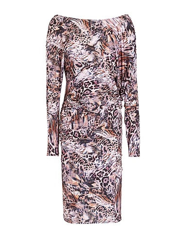 MARCIANO by GUESS Midi dress Pink 95% Polyester, 5% Elastane