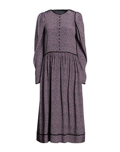 MAGALI PASCAL Vestito midi Nero 66% Rayon, 34% Seta