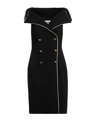 MOSCHINO Blazer dress Black 89% Polyester, 11% Polyurethane