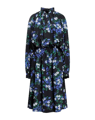 PLAN C Midi dress Black 100% Silk