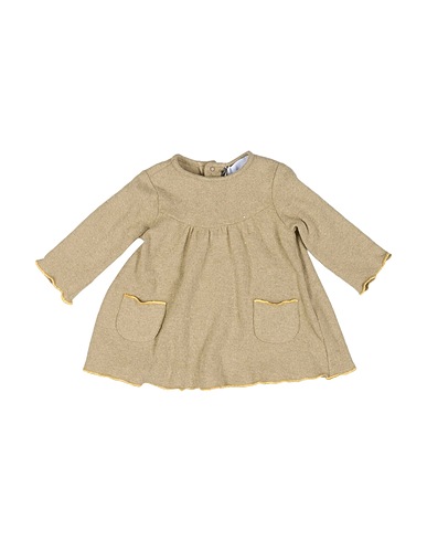 LE PETIT COCO Vestido para bebé  Sage green 69% Cotton, 19% Polyacrylic, 5% Other Fibres, 4% Elastane, 3% Viscose