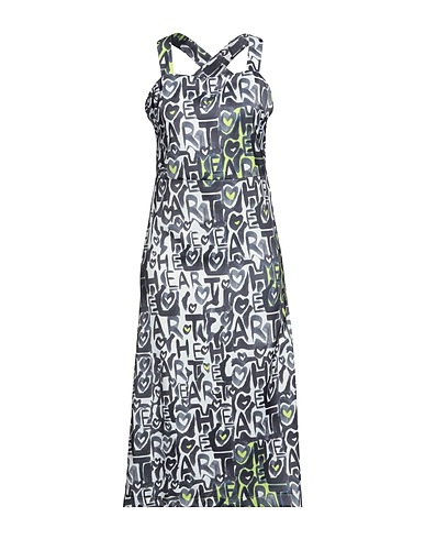 HOUSE OF HOLLAND Midi dress White 96% Polyester, 4% Elastane