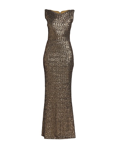 CHIARA BONI LA PETITE ROBE Long dress Military green 72% Polyamide, 28% Elastane