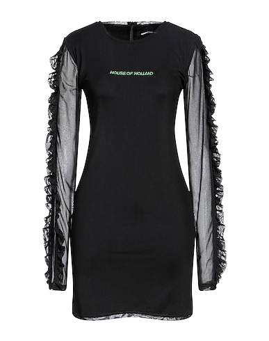 HOUSE OF HOLLAND Short dress Black 92% Polyester, 8% Elastane