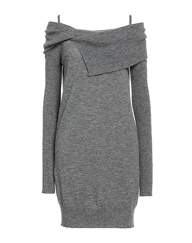 PINKO Short dress Grey 53% Polyamide, 27% Acrylic, 20% Alpaca wool