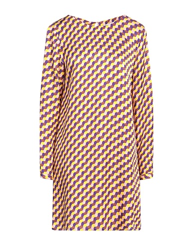 ATTIC AND BARN Vestito corto Giallo 100% Viscosa