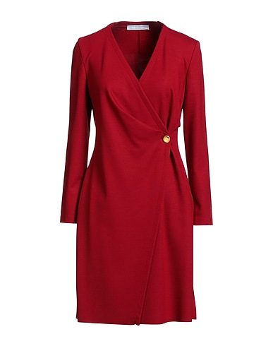 HARRIS WHARF LONDON Kurzes Kleid Rot 100% Schurwolle