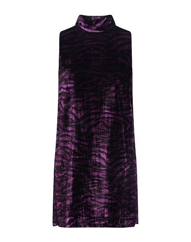 OTTOD'AME Short dress Purple 78% Viscose, 22% Polyamide