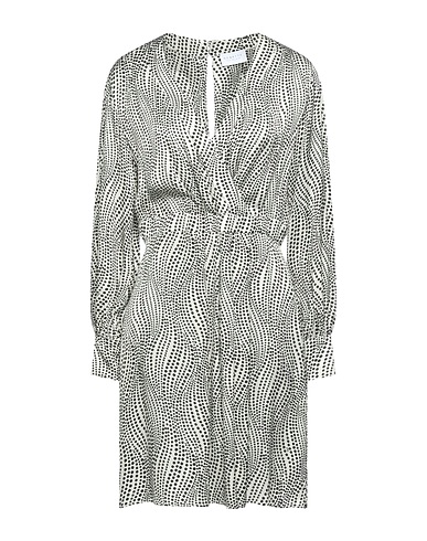 NENETTE Short dress Ivory 100% Viscose