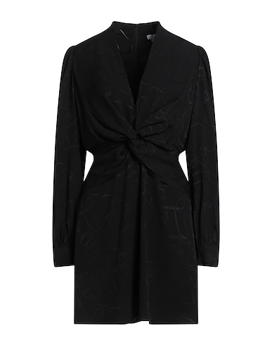 LALA BERLIN Short dress Black 79% Acetate, 21% Viscose