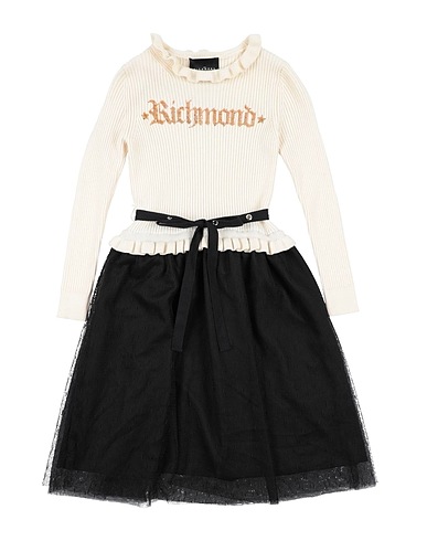 JOHN RICHMOND Dress Cream 47% Wool, 38% Acrylic, 10% Nylon, 5% Cashmere