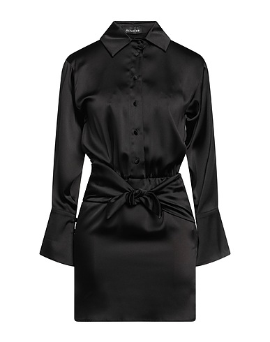 ACTUALEE Vestito chemisier Nero 100% Poliestere