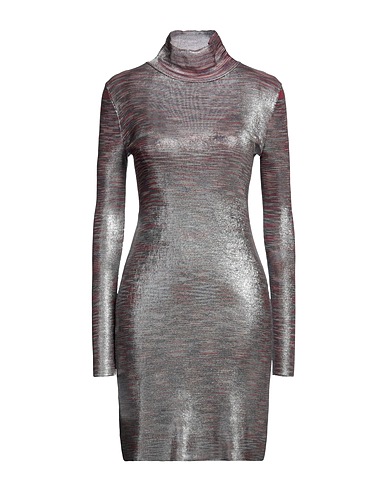 MISSONI Sheath dress Silver 100% Viscose, Polyurethane