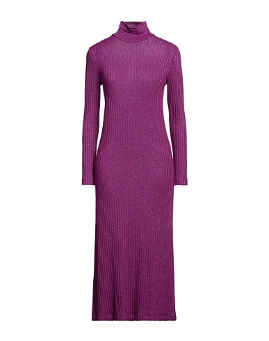 KARTIKA Midi dress Purple 85% Viscose, 6% Polyester, 5% Elastane, 4% Polyamide